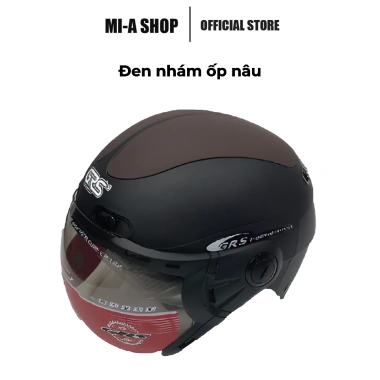 Nón bảo hiểm nửa đầu GRS A102K đa màu kèm kính chắn gió - giá chỉ 269.500 VND 10 Nón bảo hiểm nửa đầu GRS A102K đa màu kèm kính chắn gió - giá chỉ 269.500 VND 10