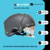 Nón bảo hiểm nửa đầu SUNDA 135D đa màu, giấu kính tháo lót - Giá chỉ 129.000₫