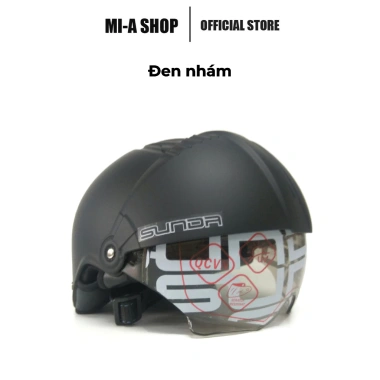 Nón bảo hiểm nửa đầu SUNDA 135D kính âm tháo lót cao cấp - đa màu, giá chỉ 389k 10