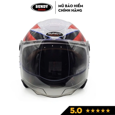 Nón bảo hiểm SUNDY Helmets 3/4 chính hãng an toàn thời trang cá tính Freesize 56-59cm giá 363.000đ