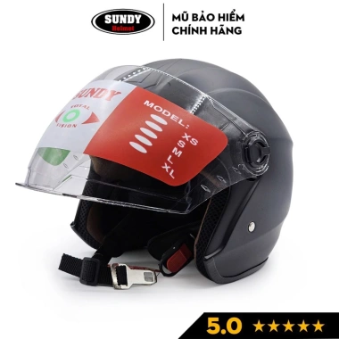 Nón bảo hiểm SUNDY Helmets 3/4 chính hãng an toàn thời trang cá tính Freesize 56-59cm giá 363.000đ 9 Nón bảo hiểm SUNDY Helmets 3/4 chính hãng an toàn thời trang cá tính Freesize 56-59cm giá 363.000đ 9