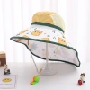 Nón bé rộng vành có còi - Mũ đi nắng thời trang, chống nắng phong cách biển mùa hè 4