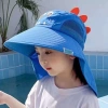 Nón bé rộng vành có còi - Mũ đi nắng thời trang, chống nắng phong cách biển mùa hè 10