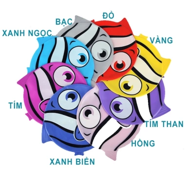 Nón Bơi trẻ em Siêu Co Giãn, nhiều màu sắc, thoáng mát, giá chỉ 47.200 VND