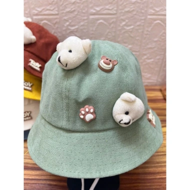 Nón bucket tai bèo gấu bear 1-3 tuổi Nón vành cho bé trai bé gái giảm còn 55.000đ 8