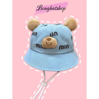 Nón bucket tai bèo gấu bear 1-3 tuổi Nón vành cho bé trai bé gái giảm còn 55.000đ 10