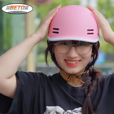 Nón Cá Heo CRB Helmets chính hãng – Dễ Thương, Thoáng Mát, Freesize 55-59cm Nam Nữ 6