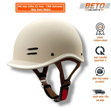 Nón Cá Heo CRB Helmets chính hãng – Dễ Thương, Thoáng Mát, Freesize 55-59cm Nam Nữ 9