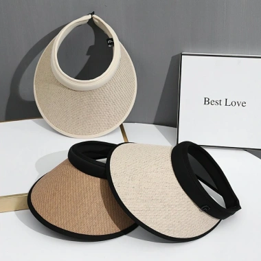 Nón chóp nữ nón cói nửa đầu Hot Trend - vành rộng chống UV, giảm còn 25.000 (gốc 32.000) - Fashinrandy