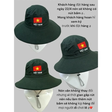 Nón cờ đỏ sao vàng VIỆT NAM – Mũ lưỡi trai, mũ vành nam nữ giá 60.000, giảm Nón cờ đỏ sao vàng VIỆT NAM – Mũ lưỡi trai, mũ vành nam nữ giá 60.000, giảm