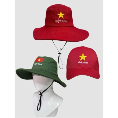 Nón cờ đỏ sao vàng VIỆT NAM – Mũ lưỡi trai, mũ vành nam nữ giá 60.000, giảm 2 Nón cờ đỏ sao vàng VIỆT NAM – Mũ lưỡi trai, mũ vành nam nữ giá 60.000, giảm 2