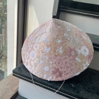 Nón lá bọc ren 30cm cho bé Đơn đi sau Tết, nhẹ thoáng mát, giá ưu đãi 149.000₫