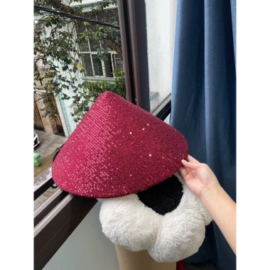 Nón lá bọc ren 30cm cho bé Đơn đi sau Tết, nhẹ thoáng mát, giá ưu đãi 149.000₫