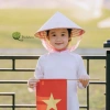 Nón lá nhí mini phong cách đồng quê - Đồ trang trí, chụp hình bé 22.000, ship nhanh 3