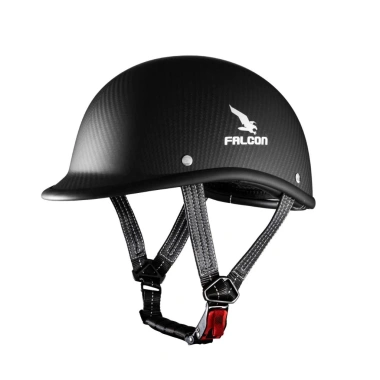 Nón Nửa Đầu Falcon F23 Carbon Chính Hãng – Siêu Nhẹ, Vành Nắng, Giá 1.7 Triệu
