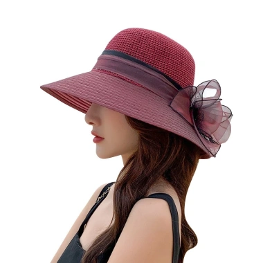 Nón rộng vành nơ hoa thời trang nữ tính - Giá chỉ 124.945₫, giảm tới 30% 5 Nón rộng vành nơ hoa thời trang nữ tính - Giá chỉ 124.945₫, giảm tới 30% 5