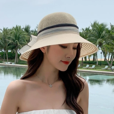 Nón rộng vành nơ hoa thời trang nữ tính - Giá chỉ 124.945₫, giảm tới 30% 8 Nón rộng vành nơ hoa thời trang nữ tính - Giá chỉ 124.945₫, giảm tới 30% 8