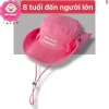 Nón tai bèo họa tiết gấu dâu Lotso xinh xắn, vải xốp nhung kaki, dây đeo, cho bé gái, giá chỉ 59.000 5