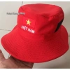 Nón tai bèo lá cờ Việt Nam size rộng, vành 7cm, vải cotton thoáng mát, may lưới bên hông - Giá chỉ 47.900₫ 2