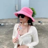 Nón tai bèo rộng vành tua rua xỏ hạt hoa nhiều màu - Mũ bucket chống nắng thể thao nam nữ NBLTHH01 2