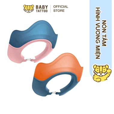 Nón Tắm Baby Tattoo Hình Vương Miện - Thiết Kế Nước Chảy Ra Sau, Hỗ Trợ Bé, Giá Khuyến Mãi 160.000₫