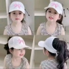 Nón thêu nơ nửa đầu xinh xắn cho bé gái 2-10 tuổi, giảm giá chỉ 50.000₫