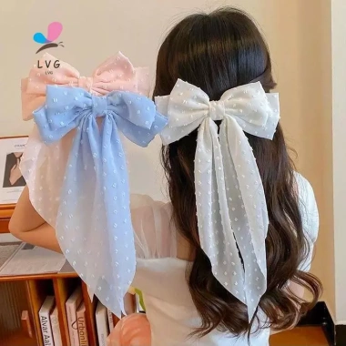 Nóng Mới Siêu Lớn Pháp Voan Nơ Mũ Kẹp Nữ Mùa Xuân – Kẹp Lưng Đầu Tóc, Thắt Cổ Thời Trang, Giá 36.720₫ 2