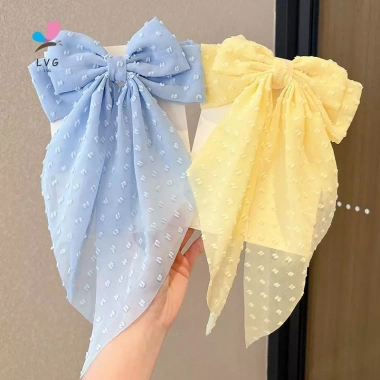 Nóng Mới Siêu Lớn Pháp Voan Nơ Mũ Kẹp Nữ Mùa Xuân – Kẹp Lưng Đầu Tóc, Thắt Cổ Thời Trang, Giá 36.720₫ 8