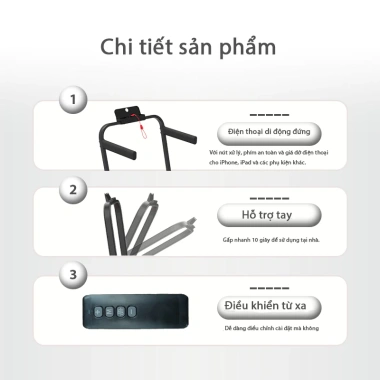 Northmar Cod Máy chạy bộ đa năng trong nhà – Chống ồn, chống sốc, gập gọn, chỉ 2.158.800₫