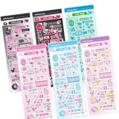 Note Deco Cuckoo Card - Sổ tay Nhãn dán Y2K Retro Mỹ, Photocard DIY, 8.844₫ 2