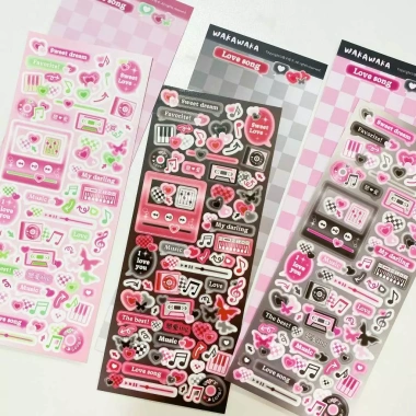 Note Deco Cuckoo Card - Sổ tay Nhãn dán Y2K Retro Mỹ, Photocard DIY, 8.844₫ 7