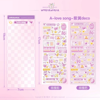 Note Deco Cuckoo Card - Sổ tay Nhãn dán Y2K Retro Mỹ, Photocard DIY, 8.844₫ 10