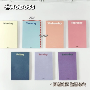 Note Pad Dopamine Màu Hàng Tuần Không Dính Học Tập Sáng Tạo Văn Phòng ORBV 53.091₫