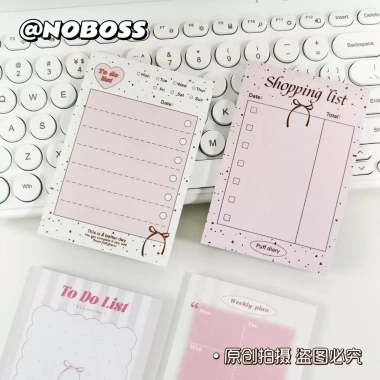 Notepad Phong Cách Hàn Quốc Nơ Học Sinh 50 Tờ Tin Nhắn A7 PB7A - Sổ Tay Giá Rẻ 5 Notepad Phong Cách Hàn Quốc Nơ Học Sinh 50 Tờ Tin Nhắn A7 PB7A - Sổ Tay Giá Rẻ 5