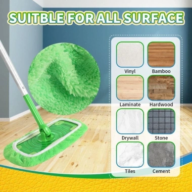 Novaspark 6 Khăn Lau Nhà Microfiber Giặt Được Dày Mềm Không Rơi Thay Thế Vải Gia Đình Giá 69.336₫