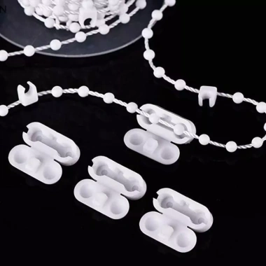 NS 10 Cái Lốc Trắng Con Lăn Rèm – Kéo Dây Kết Nối Màn Dây Rèm Dọc Dự Phòng