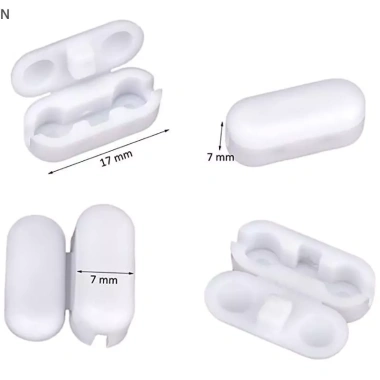NS 10 Cái Lốc Trắng Con Lăn Rèm – Kéo Dây Kết Nối Màn Dây Rèm Dọc Dự Phòng