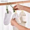 NS 12 gói Móc Treo Quần Áo Gia Đình Đường Dây Chống Gió, Kẹp Để Sấy Quần Áo, Tất, Quần Lót - Giá 56.100đ 8