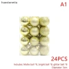 NS 24 Đồ Trang Trí Giáng Sinh 3cm Quả Bóng Cây Mặt Dây Chuyền Lễ Hội Giá 65.890 VND 10