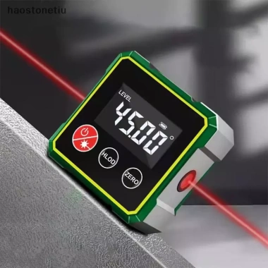 NS 360° Công cụ tìm góc kỹ thuật số từ tính, thước đo Laser Type-C sạc LCD