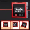NS 360° Công cụ tìm góc kỹ thuật số từ tính, thước đo Laser Type-C sạc LCD 4