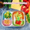 NS 5 Chiếc Hộp Cơm Trưa Silicon Cho Trẻ Em - Bento, Phân Chia Thực Phẩm, Lót Khuôn Cupcake, Giá 44.440₫