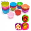 NS 5 Chiếc Hộp Cơm Trưa Silicon Cho Trẻ Em - Bento, Phân Chia Thực Phẩm, Lót Khuôn Cupcake, Giá 44.440₫ 6