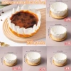 NS 50 chiếc khay ly bánh giấy 3.5-8 inch, tiệc cưới, bánh phô mai nướng, muffin 3