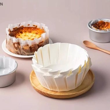 NS 50 chiếc khay ly bánh giấy 3.5-8 inch, tiệc cưới, bánh phô mai nướng, muffin 6