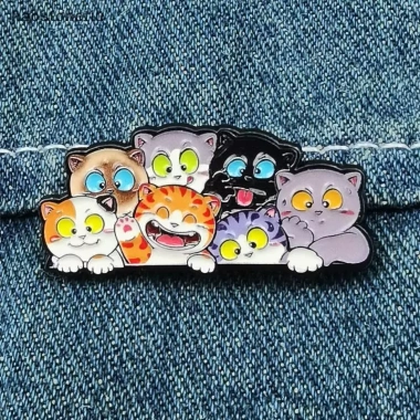 NS Dễ Thương Men Pin Hoạt Hình Động Vật Thổ Cẩm – Phụ kiện thời trang Ba lô, quần áo, trang sức, quà tặng người yêu, chỉ 40.810₫