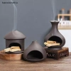 NS Thủ Công Palo Santo Khay Đất Sét Tím - Quà Tặng Yoga, Trí Nhà, Không Hương 6