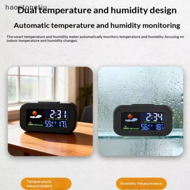 NS Weather Station Clo Màu Nhiệt Độ và Độ Ẩm Balit - Dành cho Trẻ Em, Thanh Thiếu Niên, Bàn Ngủ - 97.130 VND 2