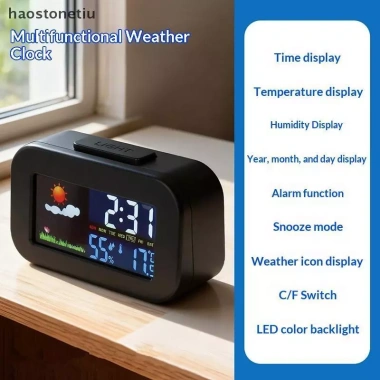 NS Weather Station Clo Màu Nhiệt Độ và Độ Ẩm Balit - Dành cho Trẻ Em, Thanh Thiếu Niên, Bàn Ngủ - 97.130 VND 3