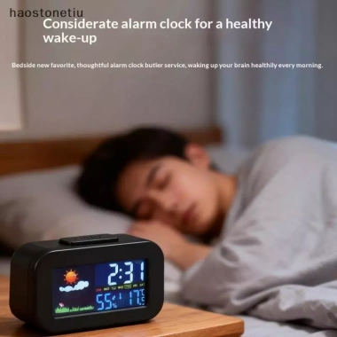 NS Weather Station Clo Màu Nhiệt Độ và Độ Ẩm Balit - Dành cho Trẻ Em, Thanh Thiếu Niên, Bàn Ngủ - 97.130 VND 4